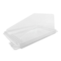 Boîte en plastique pour portion de gâteau 14,5 x 10,5 x 6,3 cm - Sweetkolor - 5 pcs.