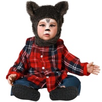 Costume de loup avec chemise pour bébé