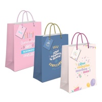 Sac cadeau d'anniversaire 14 x 11,5 x 6,7 cm - 1 pc.