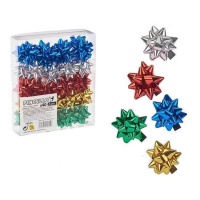 Ruban cadeau de 6 cm avec paillettes - 40 pcs.