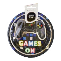 Games On plaques de jeux vidéo 17 cm - 8 unités