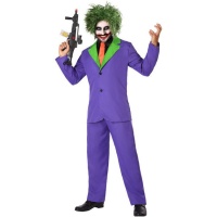 Costume de Clown Joculaire violet pour homme
