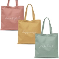 Sac en tissu avec message - 1 pc.