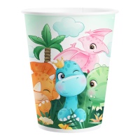 Gobelets Happy dinosaur 200 ml - 8 unités