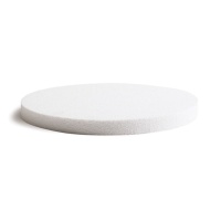 Base ronde en polystyrène 20 x 2,5 cm - Decora