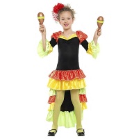 Costume de rumbero noir pour filles