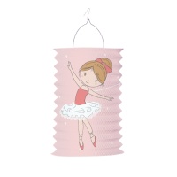 Lanterne tubulaire en papier Ballerina 28 cm - 1 unité