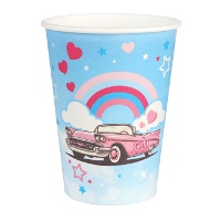 Gobelets Barbie girly de 270 ml - 10 unités