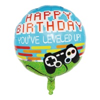 Jeu vidéo Bon anniversaire Ballon 45cm