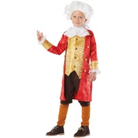 Costume d'époque rouge pour enfants