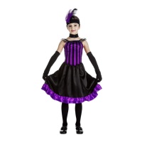 Costume canin lilas et noir pour bébé