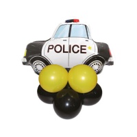 Bouquet de ballons pour voitures de police - 9 unités