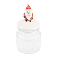 Pot de verre Père Noël 650 ml