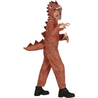 Costume de dinosaure marron pour enfants