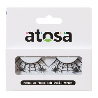 Faux-cils araignées et toiles d'araignée