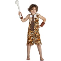 Costume de troglodyte de l'âge de pierre pour enfants