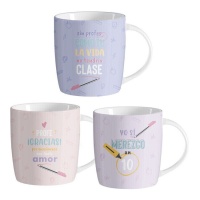 Mug enseignant 350 ml avec message - 1 pièce