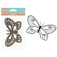 Papillon perlé découpé - Happy cut Artemio