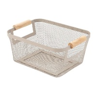 Panier en métal de 24,3 x 17,3 x 11 cm