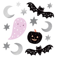 Stickers muraux Halloween - 4 feuilles