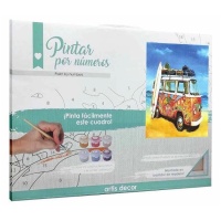Paint by numbers Hippie van 40 x 29,5 cm - Artis decor