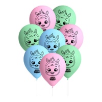 Magic Tears Latex Crying Baby Balloons 27 cm - Conver Party - 8 pcs.