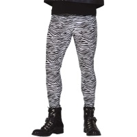 Leggings rocker à imprimé zébré