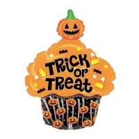 Ballon cupcake d'Halloween 51 x 64 cm - Grabo