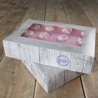 Boîte à gâteaux Pure 36 x 25 x 8 cm - FunCakes - 2 unidades