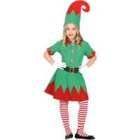 Costume de lutin à rayures pour filles