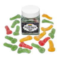 Gommes en forme de pénis avec sucre Sugar sexy Pride - Peccata minuta - 125 gr