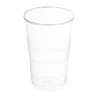 Gobelets en plastique transparent de 500 ml - 8 pièces