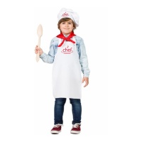 Costume de chef avec écharpe pour enfants