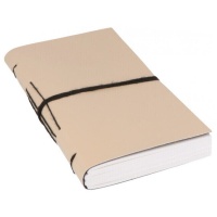 Cahier cousu en simili cuir 80 pages unies