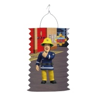 Sam le pompier lanterne en papier tubulaire - 1 pc.