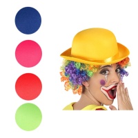 Chapeau melon de clown coloré