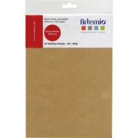 Carton kraft adhésif lisse A4 - Artemio - 10 pcs.