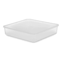 Boîte de 3 L transparente