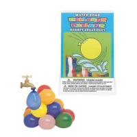 Ballons d'eau multicolores assortis - Unique - 144 pcs.