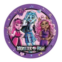 Assiettes Monster High 23 cm - 8 pcs.