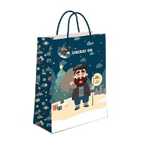 Sac cadeau de 14 x 11,5 x 6,7 cm d'Olentzero - 1 unité