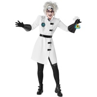 Costume de scientifique fou pour femmes