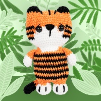 Kit d'amigurumis - Strippy le tigre - DMC