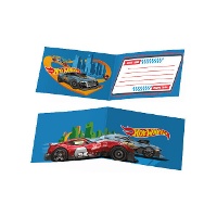 Invitations Hot Wheels - 6 unités