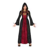 Costume de sorcière à capuche pour femmes