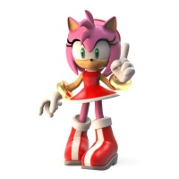 Amy Rose 8 cm cake toppers