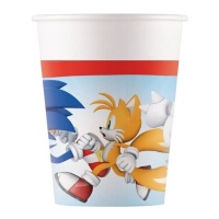 Verres Sonic The Hedgehog 200 ml - 8 pcs.