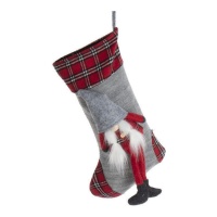 chauss chaussette de p poupée du père Noël, 40 cm