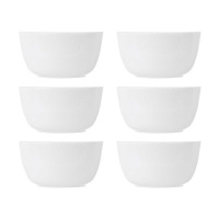 650 ml bol rond en porcelaine - 6 pcs.