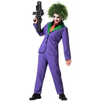 Costume de clown Jocular violet pour enfants